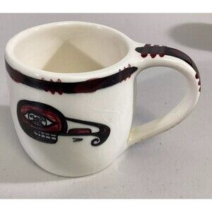 Rare Vintage David Lambert Potteries Vancouver BC #10 Mosquito Ceramic Mug 1960s